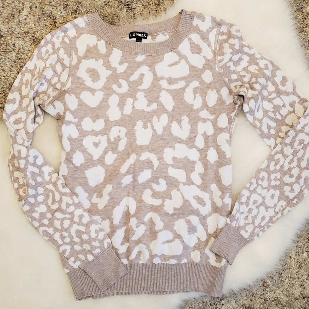 Express Leopard Sweater